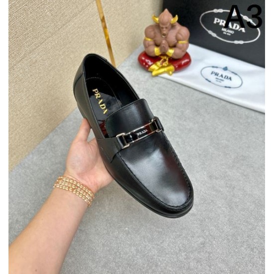 PRADA プラダ 今すぐ買えちゃう!新着 2024SS メンズ用 ビジネスシューズ PRADA プラダ 今すぐ買えちゃう!新着 2024SS メンズ用 ビジネスシューズ