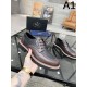 PRADA プラダ 今や定番アイテム好評品 2024SS メンズ用 ビジネスシューズ PRADA プラダ 今や定番アイテム好評品 2024SS メンズ用 ビジネスシューズ