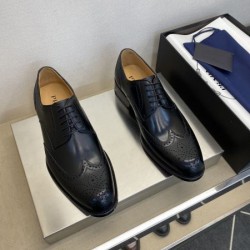 PRADA プラダ 今期新作人気の美ライン 2024SS メンズ用 ビジネスシューズ