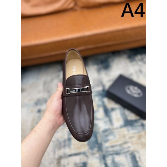 PRADA プラダ 引き続き人気のアイテム 2024SS メンズ用 ビジネスシューズ