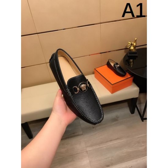 VERSACE ヴェルサーチェ 高度なデザイン 2024SS メンズ用 ビジネスシューズ VERSACE ヴェルサーチェ 高度なデザイン 2024SS メンズ用 ビジネスシューズ