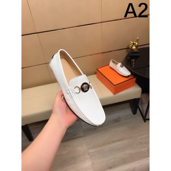VERSACE ヴェルサーチェ 高度なデザイン 2024SS メンズ用 ビジネスシューズ VERSACE ヴェルサーチェ 高度なデザイン 2024SS メンズ用 ビジネスシューズ