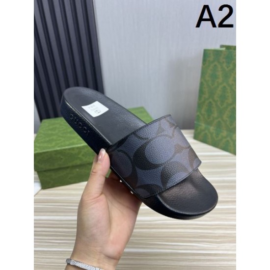 GUCCI グッチ 著名人やセレブも愛用する 2024SS メンズ用 スリッパ GUCCI グッチ 著名人やセレブも愛用する 2024SS メンズ用 スリッパ