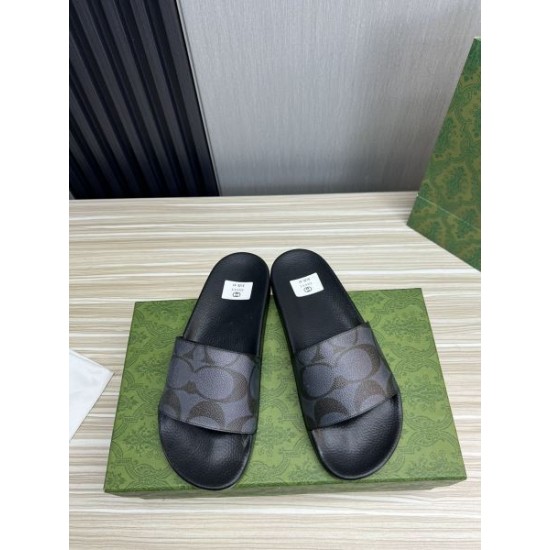 GUCCI グッチ 著名人やセレブも愛用する 2024SS メンズ用 スリッパ GUCCI グッチ 著名人やセレブも愛用する 2024SS メンズ用 スリッパ