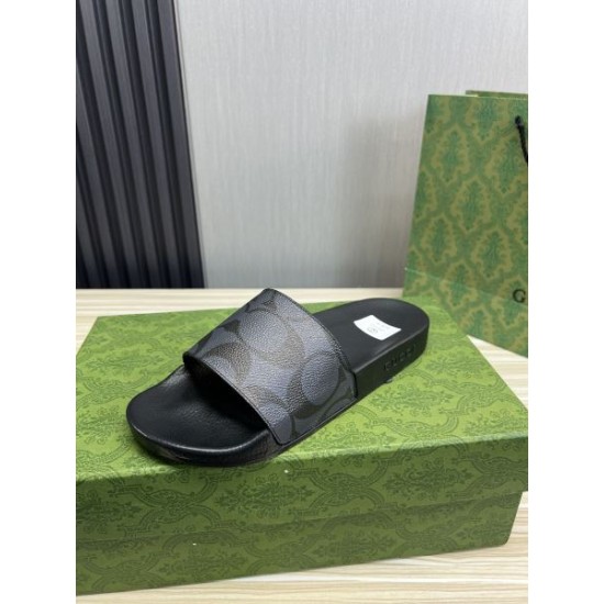 GUCCI グッチ 著名人やセレブも愛用する 2024SS メンズ用 スリッパ GUCCI グッチ 著名人やセレブも愛用する 2024SS メンズ用 スリッパ