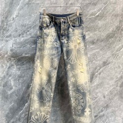 2024SS 個性を表現する CHROME HEARTS クロムハーツ ジーパン