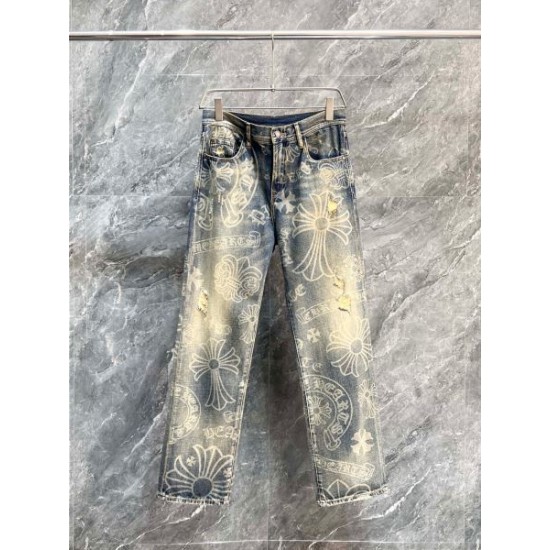 2024SS 個性を表現する CHROME HEARTS クロムハーツ ジーパン 2024SS 個性を表現する CHROME HEARTS クロムハーツ ジーパン