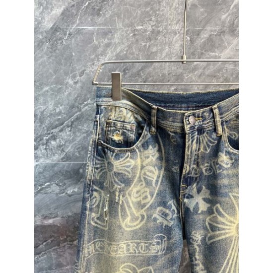 2024SS 個性を表現する CHROME HEARTS クロムハーツ ジーパン 2024SS 個性を表現する CHROME HEARTS クロムハーツ ジーパン