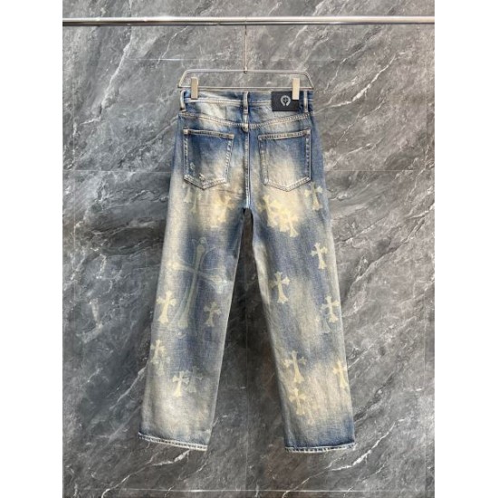 2024SS 最新で一目惚れ CHROME HEARTS クロムハーツ ジーパン 2024SS 最新で一目惚れ CHROME HEARTS クロムハーツ ジーパン