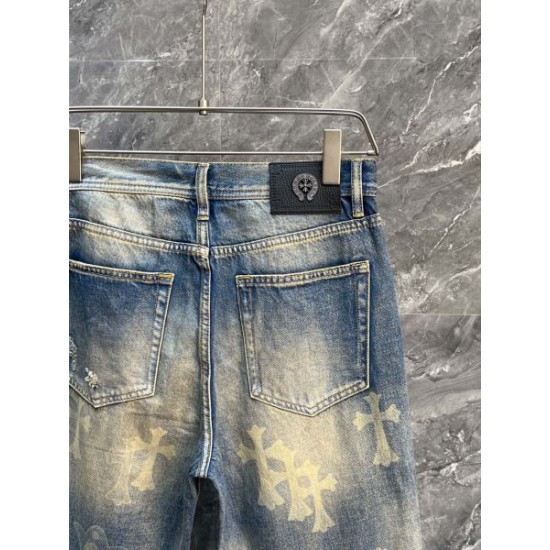 2024SS 最新で一目惚れ CHROME HEARTS クロムハーツ ジーパン 2024SS 最新で一目惚れ CHROME HEARTS クロムハーツ ジーパン