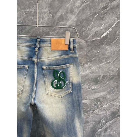 2024SS カジュアルな雰囲気があり GUCCI グッチ ジーパン 2024SS カジュアルな雰囲気があり GUCCI グッチ ジーパン