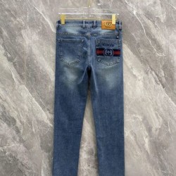 2024SS シーズンの流行にチェック GUCCI グッチ ジーパン