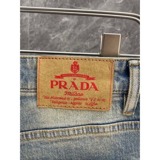 2024SS 今季は色を使った注目新品 PRADA プラダ ジーパン
