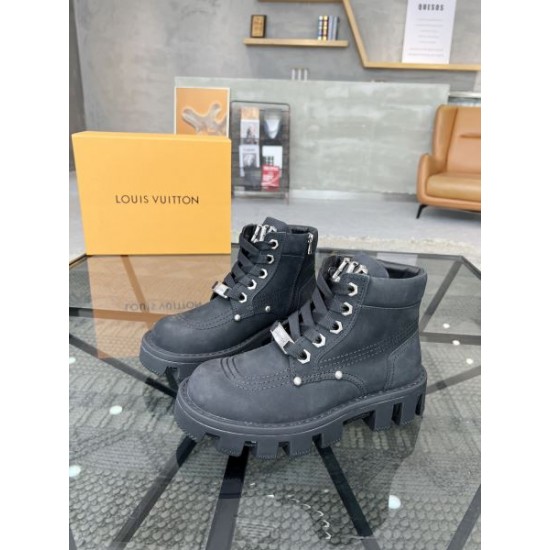 2024FW メンズ用 ブーツ LOUIS VUITTON ルイヴィトン HOT品質保証 2024FW メンズ用 ブーツ LOUIS VUITTON ルイヴィトン HOT品質保証