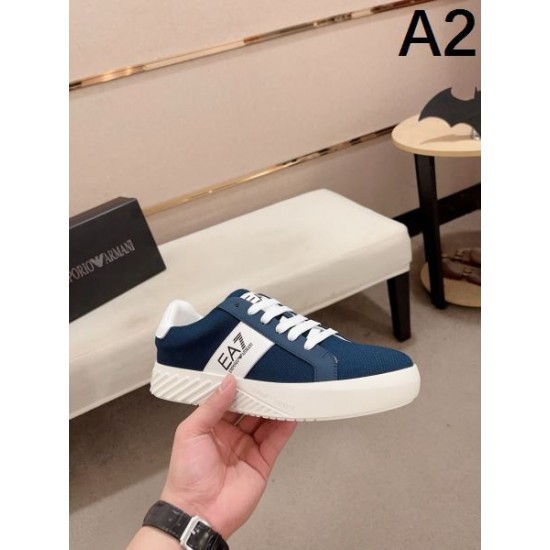 2024FW メンズ用 カジュアルシューズ ARMANI アルマーニ 着心地のいいサイズ感 2024FW メンズ用 カジュアルシューズ ARMANI アルマーニ 着心地のいいサイズ感