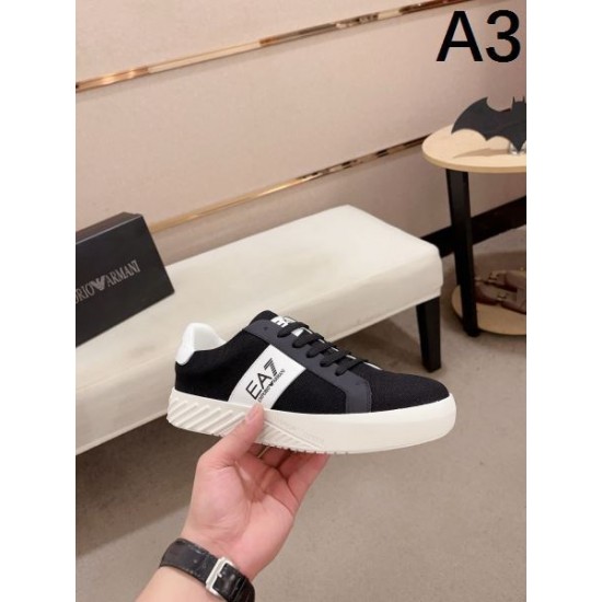 2024FW メンズ用 カジュアルシューズ ARMANI アルマーニ 着心地のいいサイズ感 2024FW メンズ用 カジュアルシューズ ARMANI アルマーニ 着心地のいいサイズ感