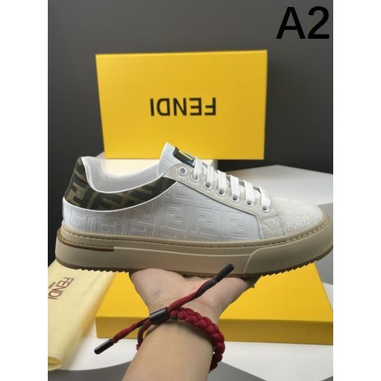 2024FW メンズ用 カジュアルシューズ FENDI フェンデイ レトロ感のあるデザイン 2024FW メンズ用 カジュアルシューズ FENDI フェンデイ レトロ感のあるデザイン