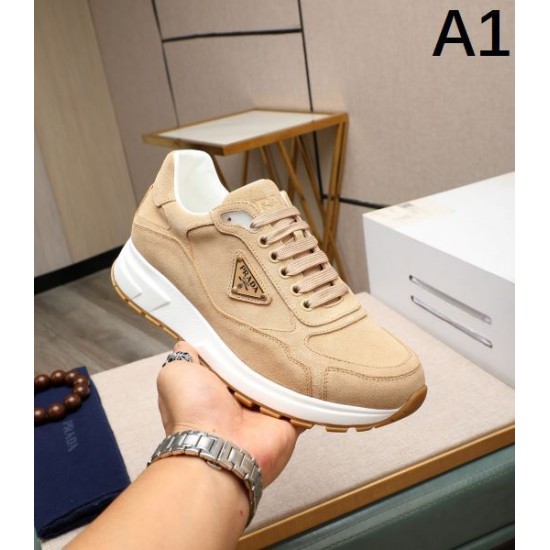 2024FW メンズ用 スニーカー PRADA プラダ カジュアルに着こなし 2024FW メンズ用 スニーカー PRADA プラダ カジュアルに着こなし
