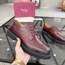 2024FW メンズ用 ビジネスシューズ FERRAGAMO サルヴァトーレ フェラガモ 100％新品