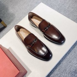 2024FW メンズ用 ビジネスシューズ FERRAGAMO サルヴァトーレ フェラガモ 人気急上昇