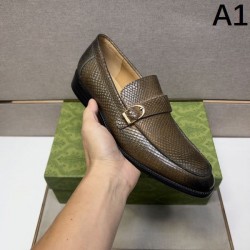 2024FW メンズ用 ビジネスシューズ GUCCI グッチ 新作カジュアルコーデに