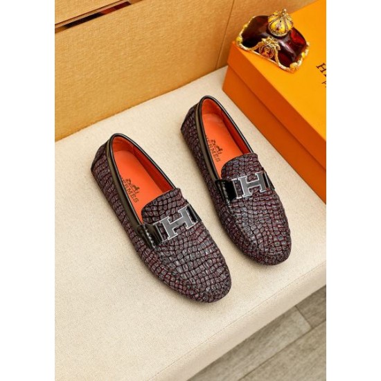2024FW メンズ用 ビジネスシューズ HERMES エルメス カジュアルさが強すぎる 2024FW メンズ用 ビジネスシューズ HERMES エルメス カジュアルさが強すぎる