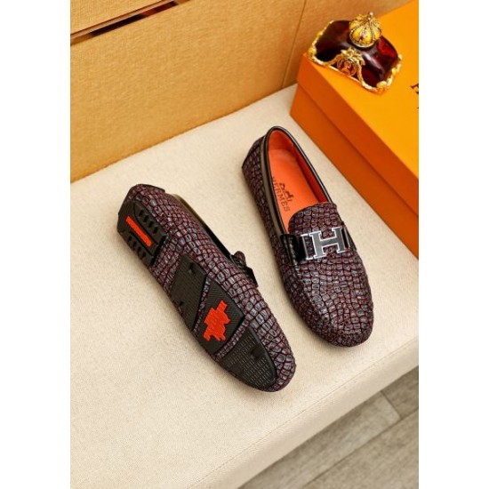 2024FW メンズ用 ビジネスシューズ HERMES エルメス カジュアルさが強すぎる 2024FW メンズ用 ビジネスシューズ HERMES エルメス カジュアルさが強すぎる