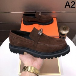 2024FW メンズ用 ビジネスシューズ HERMES エルメス 最新の注目ファッション