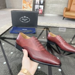 2024FW メンズ用 ビジネスシューズ PRADA プラダ 今年の秋冬先行販売新作