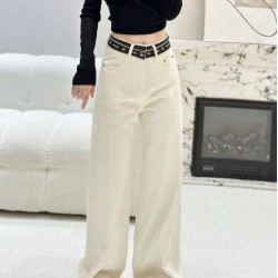 CELINE セリーヌ ワイドパンツ 2024FW 大流行新ブランドアイテム