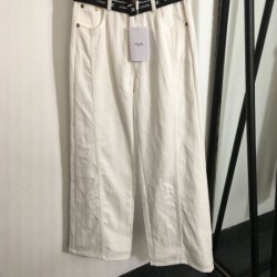 CELINE セリーヌ ワイドパンツ 2024FW 大流行新ブランドアイテム