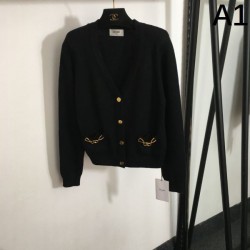 CELINE セリーヌ ニットカーディガン 2024FW 現地価格お得な秋冬新作