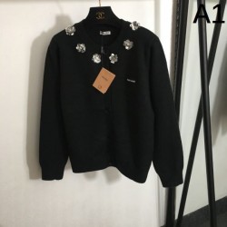 MIU MIU ミュウミュウ ニットカーディガン 2024FW 大満足の秋季新作