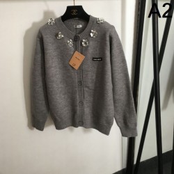 MIU MIU ミュウミュウ ニットカーディガン 2024FW 大満足の秋季新作
