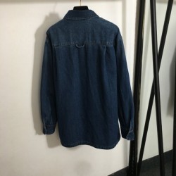 VALENTINO ヴァレンティノ デニムのコート 2024FW 大人気オリジナル