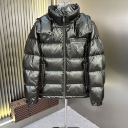 2024FW PRADA プラダ 大人気限定カラー メンズ用 ダウンジャケット 