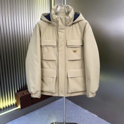 2024FW PRADA プラダ 海外限定アイテム メンズ用 ダウンジャケット 