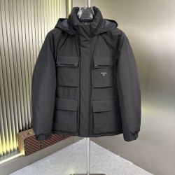 2024FW PRADA プラダ 海外限定アイテム メンズ用 ダウンジャケット 