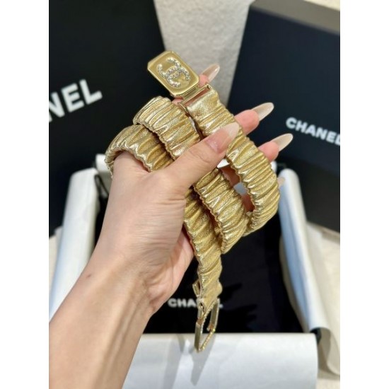 2024FW CHANEL シャネル 最新先取りおしゃれなロゴ入り ベルト 2024FW CHANEL シャネル 最新先取りおしゃれなロゴ入り ベルト