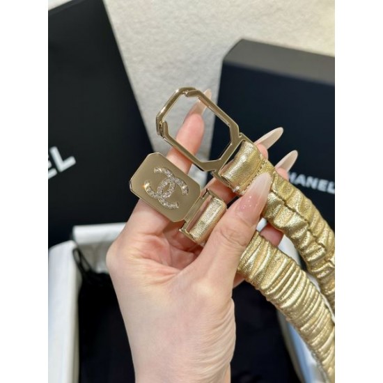 2024FW CHANEL シャネル 最新先取りおしゃれなロゴ入り ベルト 2024FW CHANEL シャネル 最新先取りおしゃれなロゴ入り ベルト