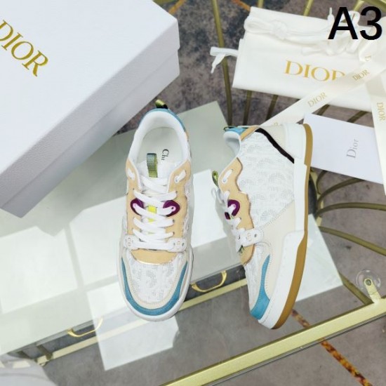 DIOR ディオール 2024FW レディース用 カジュアルシューズ 抜群な通気性 DIOR ディオール 2024FW レディース用 カジュアルシューズ 抜群な通気性