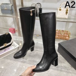 CHANEL シャネル 2024FW レディース用 ブーツ 安定感のある秋新作
