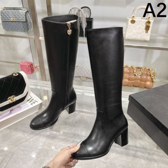 CHANEL シャネル 2024FW レディース用 ブーツ 安定感のある秋新作 CHANEL シャネル 2024FW レディース用 ブーツ 安定感のある秋新作