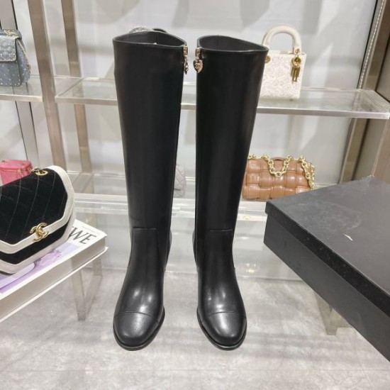 CHANEL シャネル 2024FW レディース用 ブーツ 安定感のある秋新作 CHANEL シャネル 2024FW レディース用 ブーツ 安定感のある秋新作
