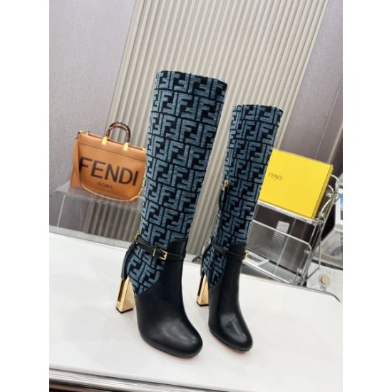 FENDI フェンデイ 2024FW レディース用 ブーツ 高レビューアイテム FENDI フェンデイ 2024FW レディース用 ブーツ 高レビューアイテム
