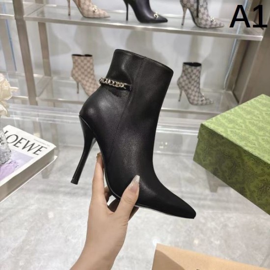 GUCCI グッチ 2024FW レディース用 ブーツ 大人の色気を印象に GUCCI グッチ 2024FW レディース用 ブーツ 大人の色気を印象に