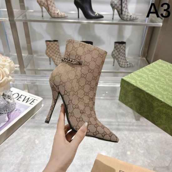 GUCCI グッチ 2024FW レディース用 ブーツ 大人の色気を印象に GUCCI グッチ 2024FW レディース用 ブーツ 大人の色気を印象に