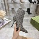 GUCCI グッチ 2024FW レディース用 ブーツ 大人っぽいデザイン GUCCI グッチ 2024FW レディース用 ブーツ 大人っぽいデザイン