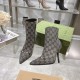 GUCCI グッチ 2024FW レディース用 ブーツ 大人っぽいデザイン GUCCI グッチ 2024FW レディース用 ブーツ 大人っぽいデザイン