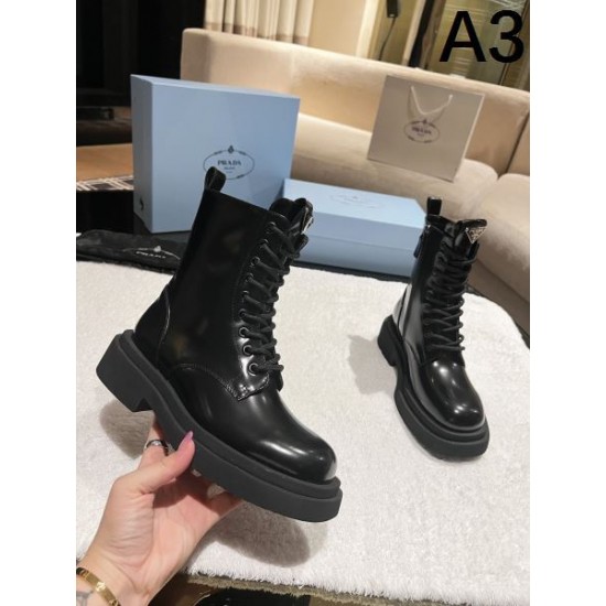 PRADA プラダ 2024FW レディース用 ブーツ 新作限定人気沸騰中 PRADA プラダ 2024FW レディース用 ブーツ 新作限定人気沸騰中